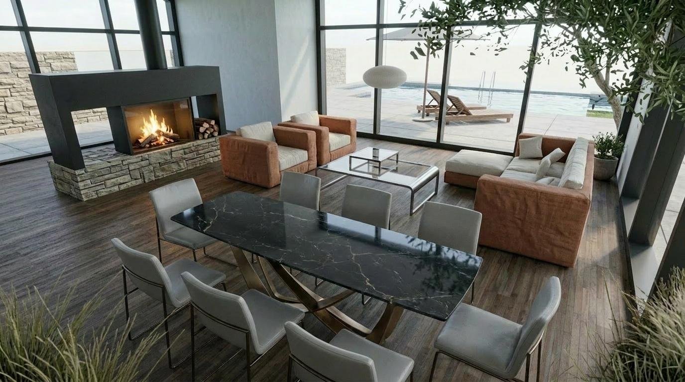 Furnishing swapped in the same render