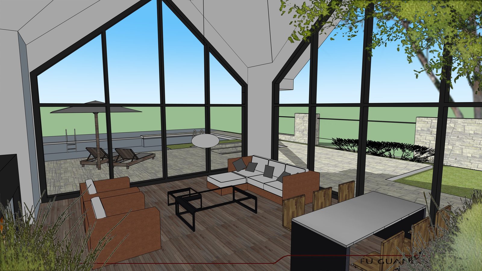 SketchUp model view