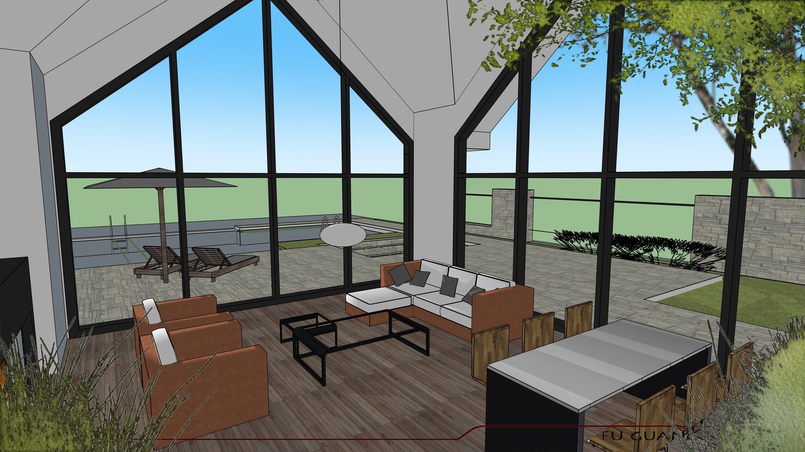 SketchUp model view